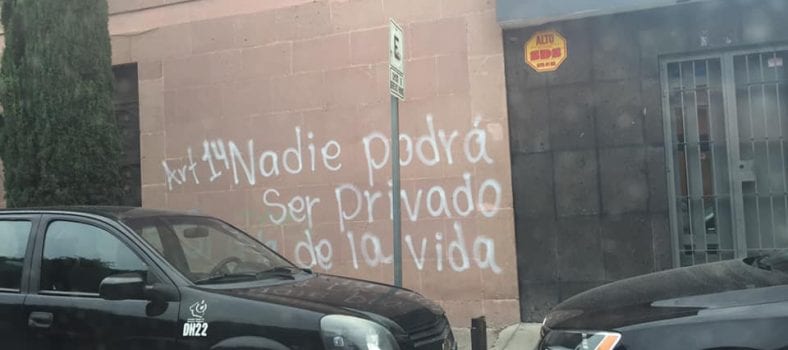 pintas en la CEDH