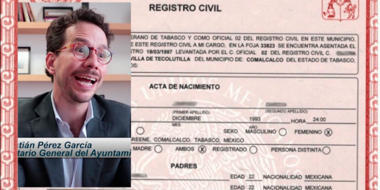 actas nacimiento