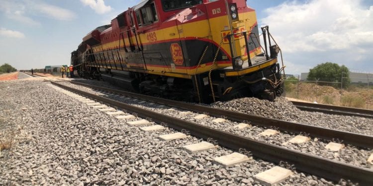 descarrilamiento de locomotora