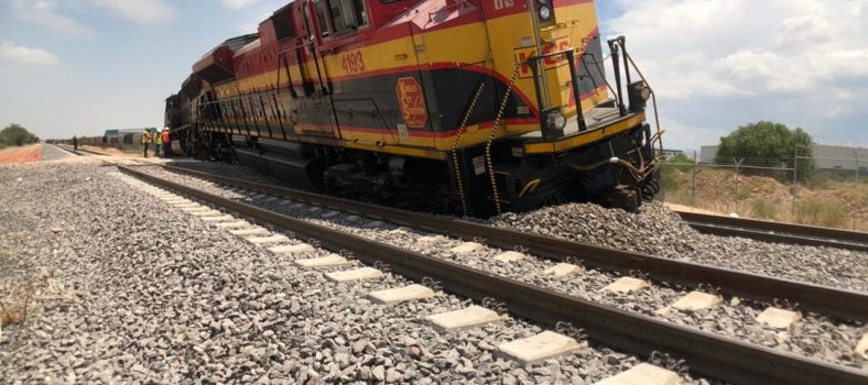 descarrilamiento de locomotora