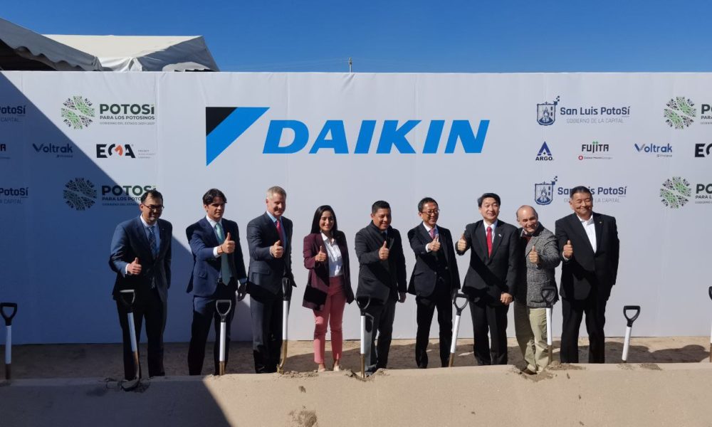 daikin comenzó la construcción de su nueva planta en slp